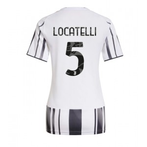 Fotbalové Dres Juventus Manuel Locatelli #5 Dámské Domácí Oblečení 2025-26 Krátký Rukáv